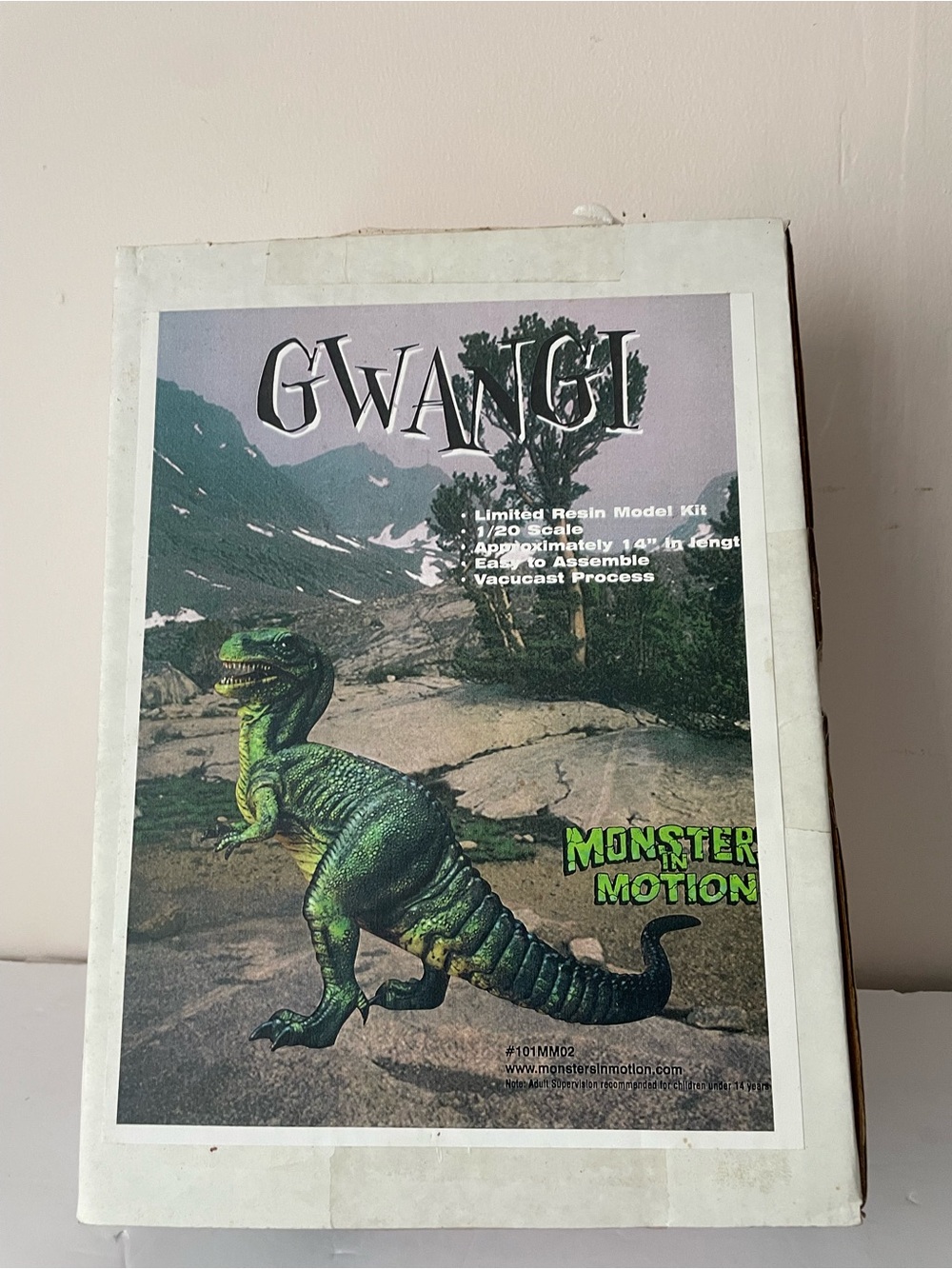 Gwangi resin model kit monsters in motion new 1/20 scale
